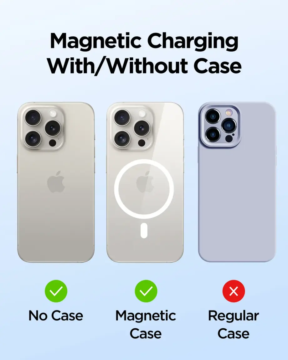 PISEN Quick - PowerMag Digital Magnetic 2 In 1 Power Bank（White）