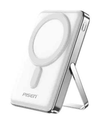 PISEN Quick - PowerMag Digital Magnetic 2 In 1 Power Bank（White）